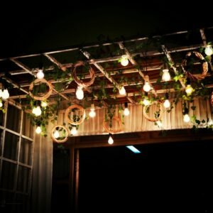 Ring Ceremony Fairy Light Decor